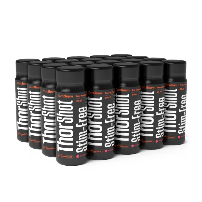 GymBeam Thor Stim-free shot vodný melón