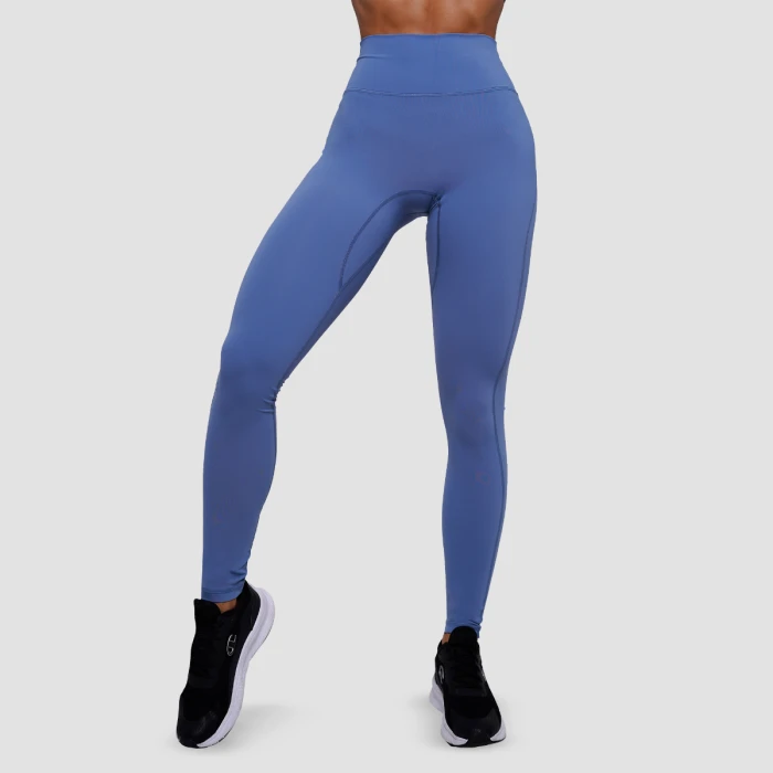 GymBeam Dámske legíny FIT Steel Blue  LL