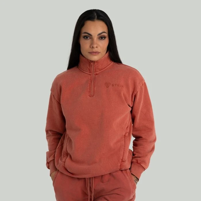 STRIX Dámska mikina Washed Terra  L