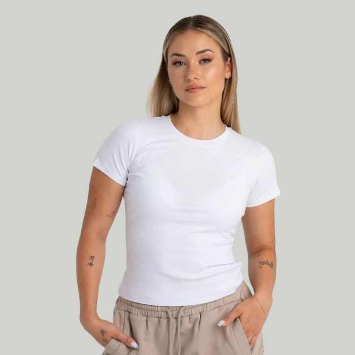 STRIX Dámske tričko Ribbed White  S