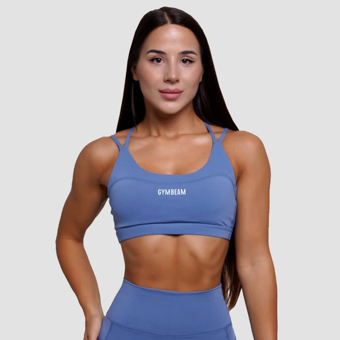 GymBeam Športová podprsenka FIT Steel Blue  MM