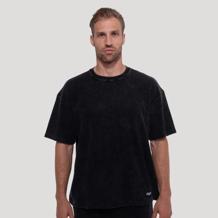 GymBeam Tričko Persistence Washed Black  M