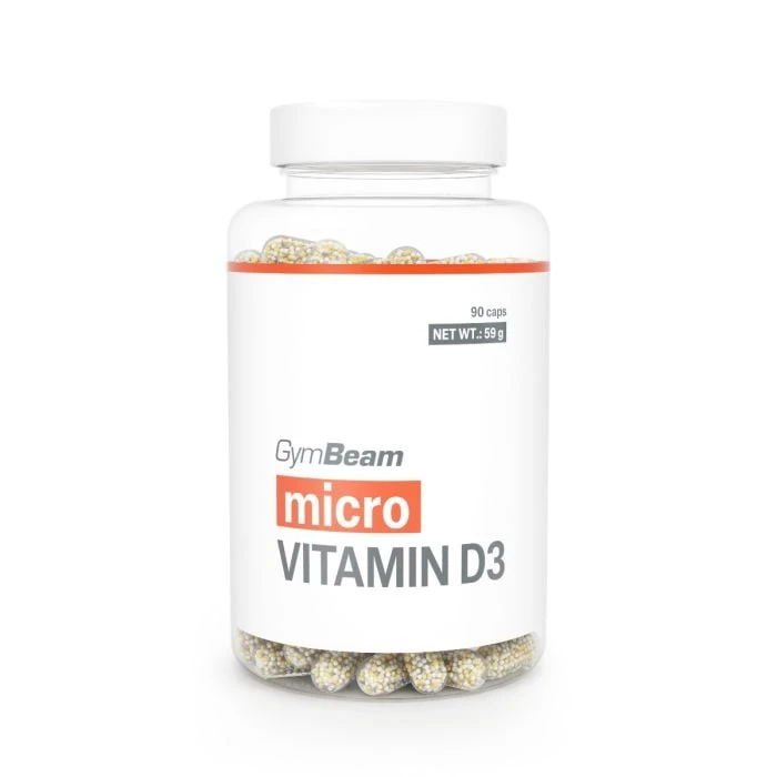 GymBeam Vitamín D3 2000 IU Long Lasting 90 tab.