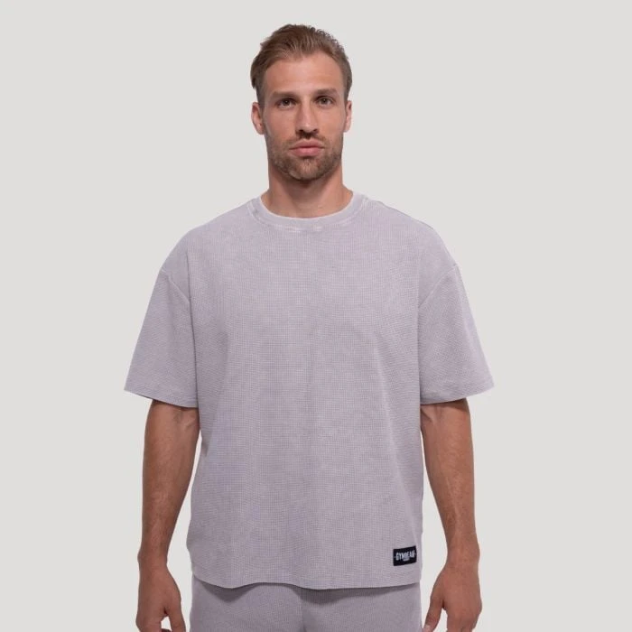 GymBeam Tričko Persistence Washed Cloud  S