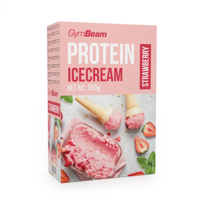 GymBeam Proteínová zmrzlina Protein Ice Cream 500 g jahoda