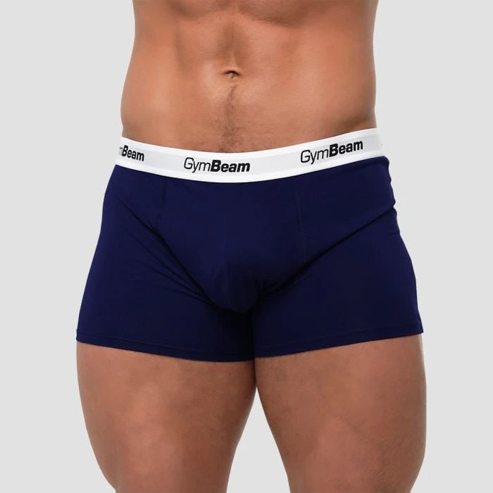 GymBeam Pánske boxerky Essentials 3Pack Navy  SS