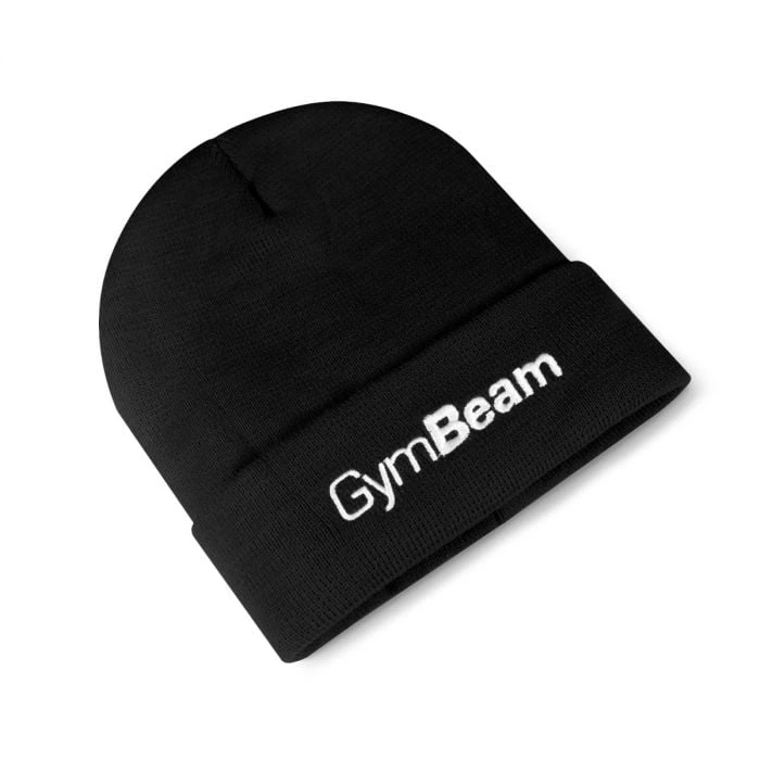 GymBeam Zimná čiapka Beanie Black  universaluni
