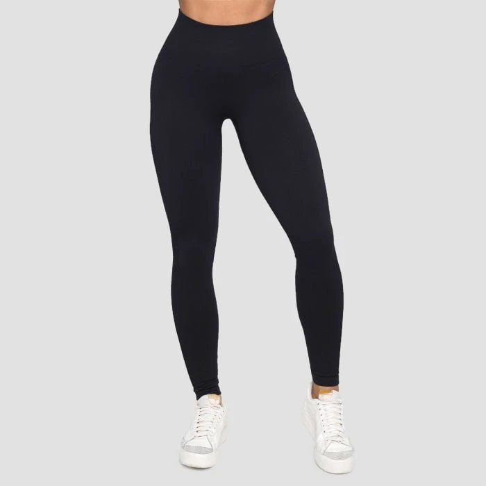 GymBeam Dámske bezšvové legíny Lift Black  S