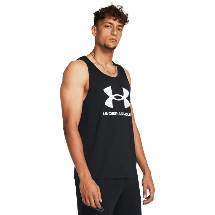 Under Armour Tielko SPORTSTYLE LOGO TANK Black  MM