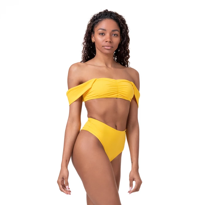 NEBBIA Miami Retro Bikini vrchný diel Yellow  S