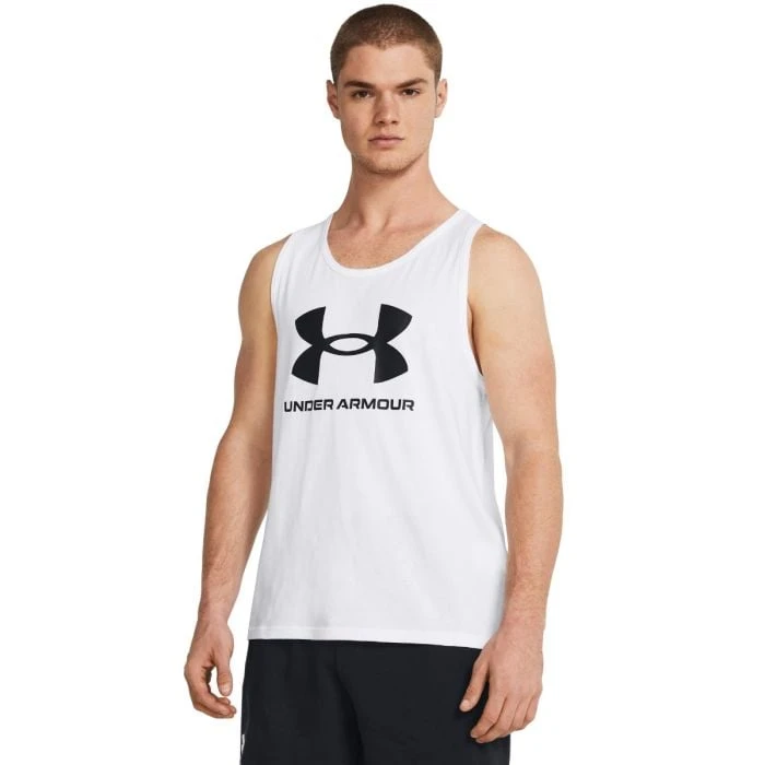 Under Armour Tielko SPORTSTYLE LOGO TANK White  S