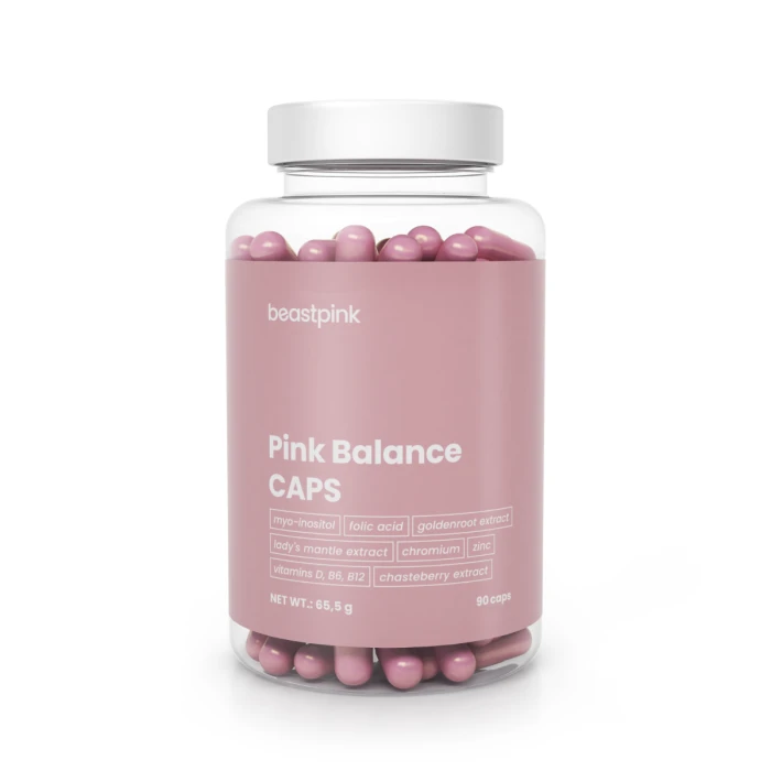 GymBeam Pink Balance CAPS
