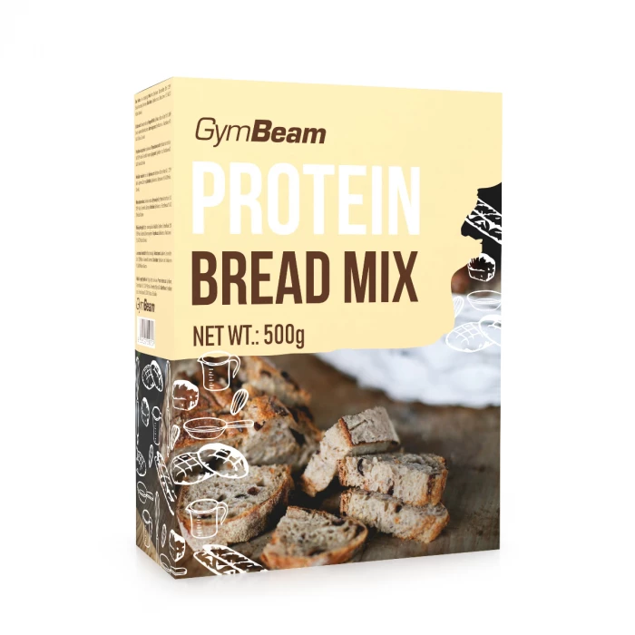 GymBeam Proteínový chlieb Protein Bread Mix 500 g prírodná chuť