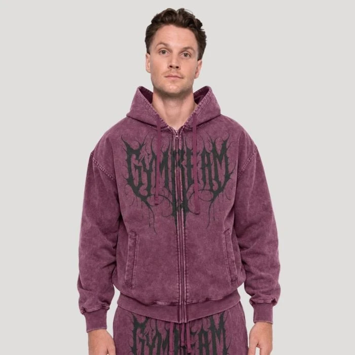 GymBeam Mikina Abyss Raisin  S