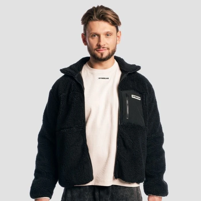 GymBeam Bunda Sherpa Black  L