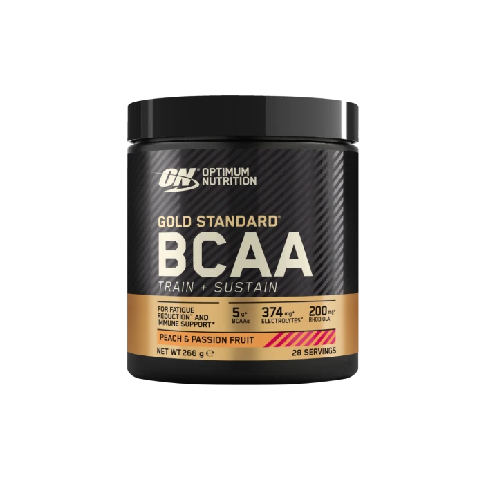 Optimum Nutrition Gold Standard BCAA Train Sustain broskyňa marakuja