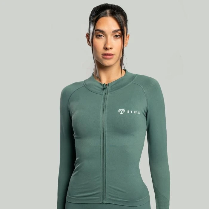 STRIX Dámsky športový top Seamless Moss  S