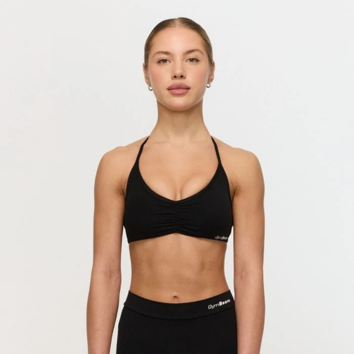 GymBeam Športová podprsenka Fierce Black  S