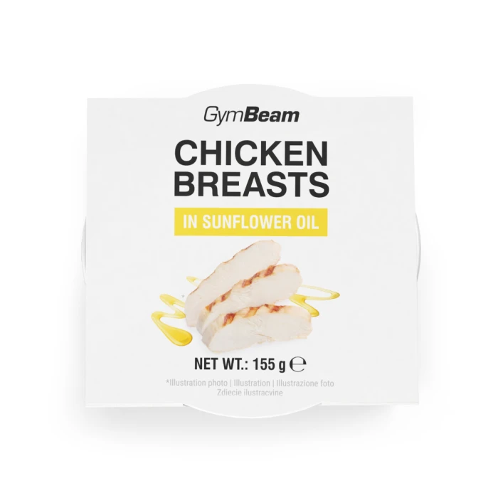 GymBeam Kuracie prsia v slnečnicovom oleji
