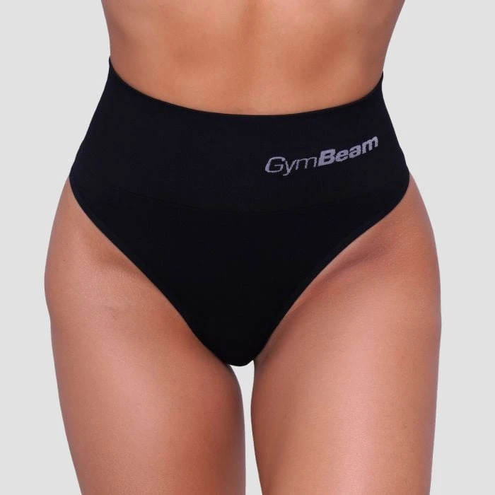 GymBeam Nohavičky Brasilian 2Pack Black  MM