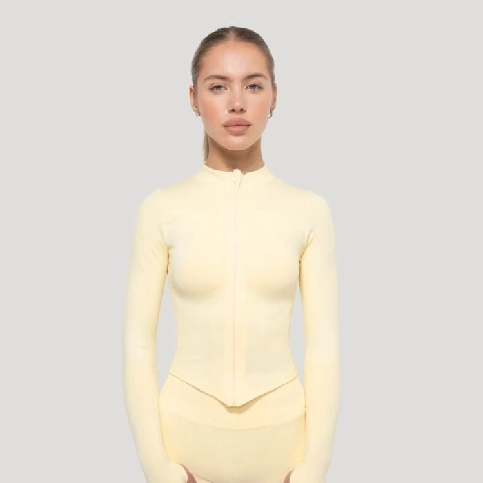 GymBeam Dámsky športový top LUMA Baby Yellow  S
