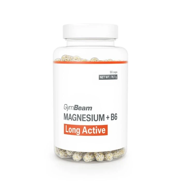 GymBeam Magnézium + B6 Long Lasting 90 tab.
