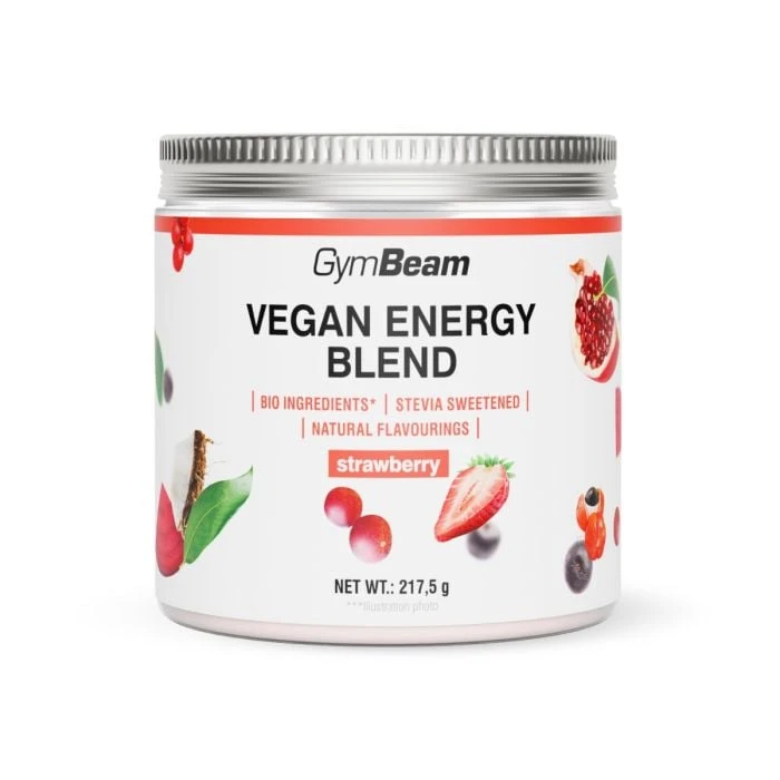 GymBeam Vegan Energy Blend jahoda