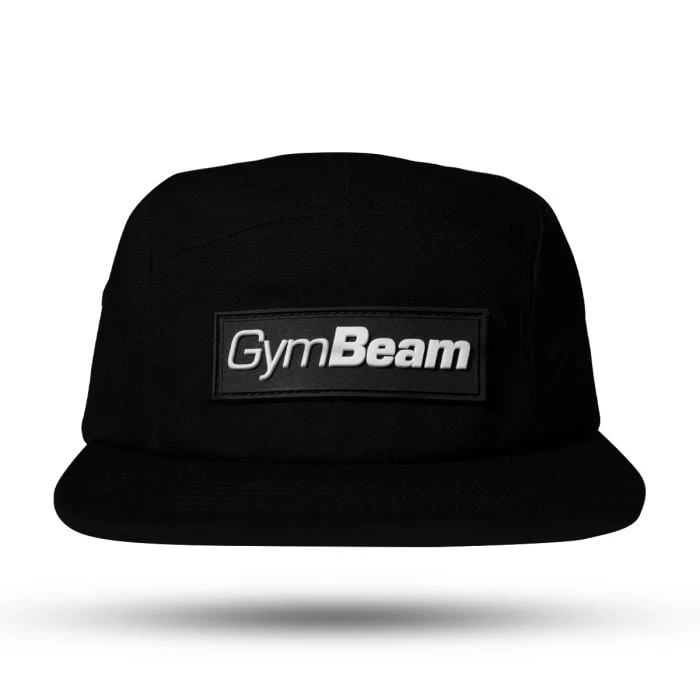 GymBeam Šiltovka 5Panel cap Black  UNI