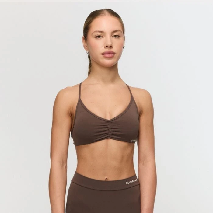 GymBeam Športová podprsenka Fierce Cappuccino  S