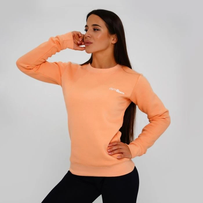 GymBeam Dámska mikina Basic Jumper Powder Peach  S