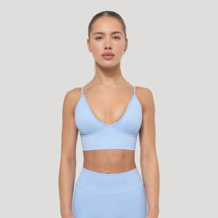 GymBeam Športová podprsenka Luma Baby Blue  XL