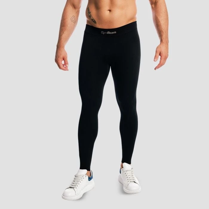 GymBeam Legíny Fuse Black  S