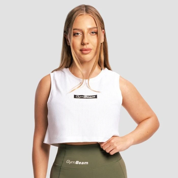GymBeam Dámske tielko Combat White  S