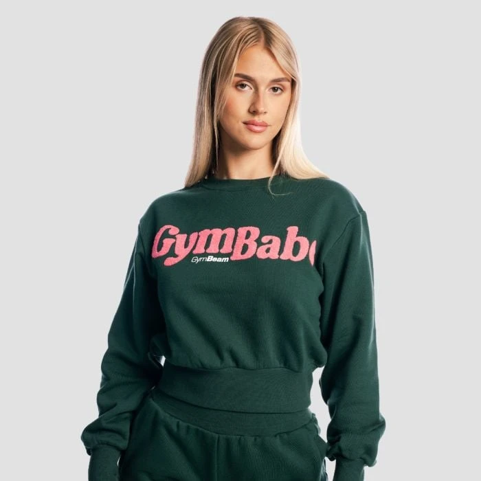 GymBeam Dámska mikina GymBabe Forest  S