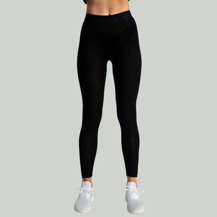 STRIX Dámske legíny MERINO I Black  LL