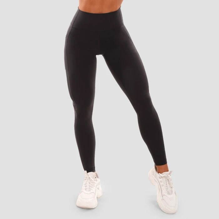 GymBeam Dámske legíny Mesh Panel black  XSXS