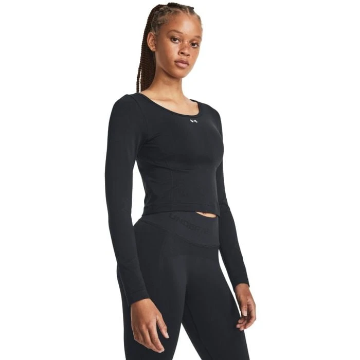 Under Armour Dámske tričko Train Seamless LS Black  LL