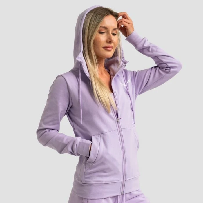 GymBeam Dámska mikina so zipsom Limitless Lavender  LL