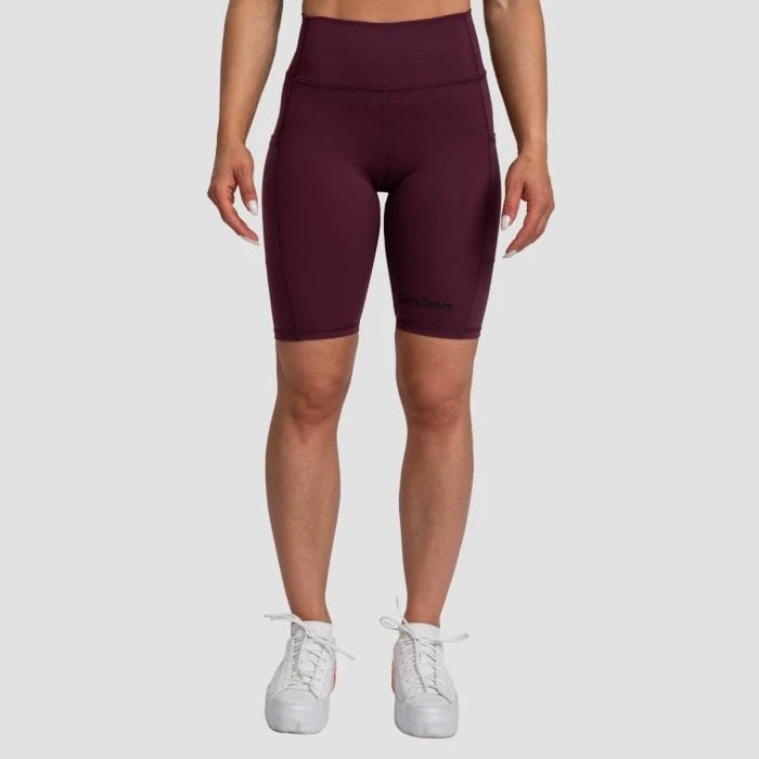 GymBeam Dámske šortky Biker Eggplant  LL