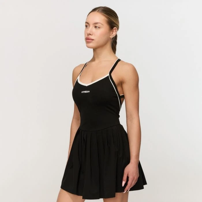 GymBeam Športové šaty Varsity Black  M