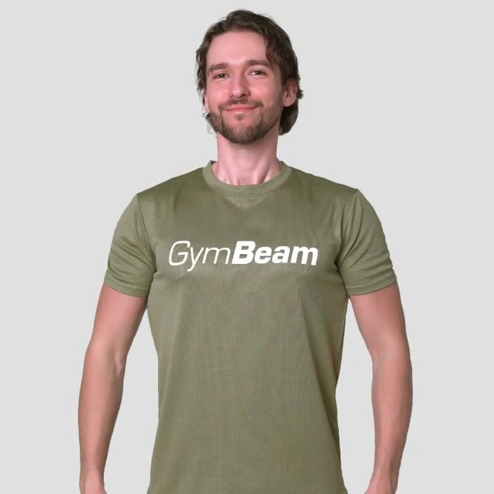 GymBeam Tričko Mesh Essence Green  S