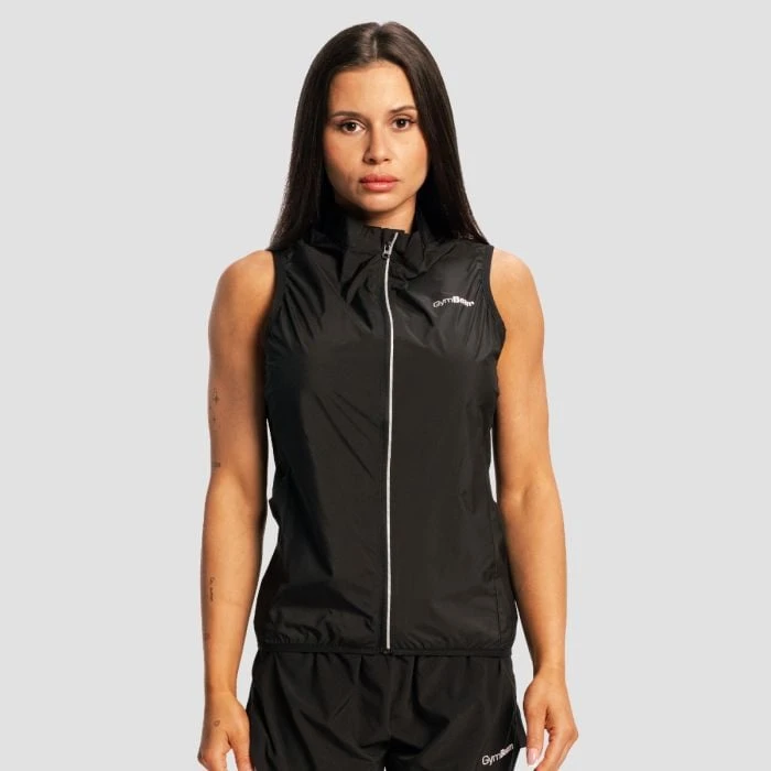 GymBeam Dámska bežecká vesta Pulse X Black  M