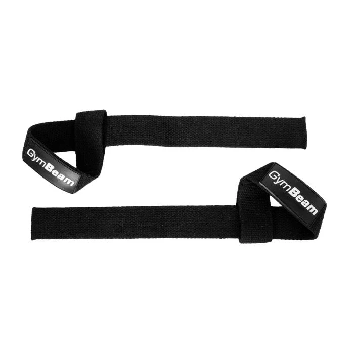 GymBeam Essential Lifting Straps Black