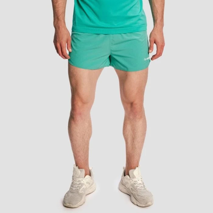 GymBeam Pánske bežecké šortky 2in1 Pulse X Green  M