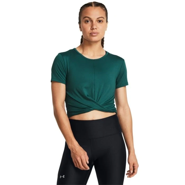 Under Armour Dámske Tričko Motion Crossover Crop SS Blue  S