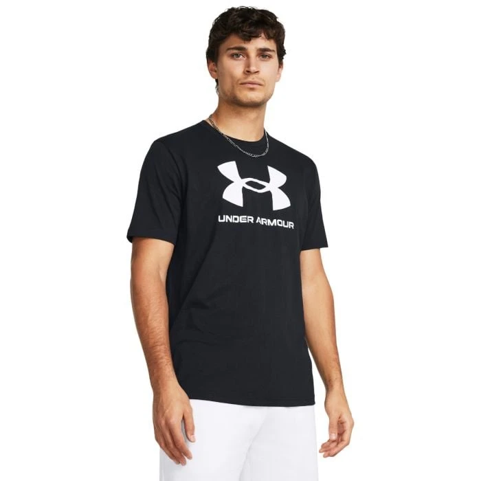 Under Armour Tričko Sportstyle Logo Update SS Black  S