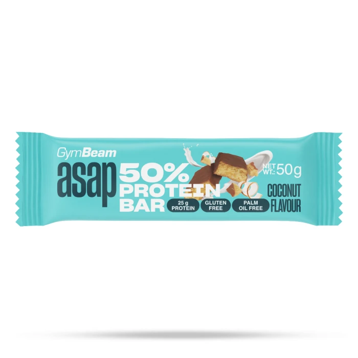 GymBeam ASAP 50% Protein Bar kokos