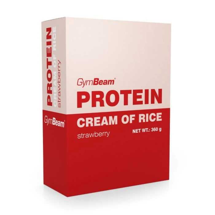 GymBeam Proteínová ryžová kaša jahoda