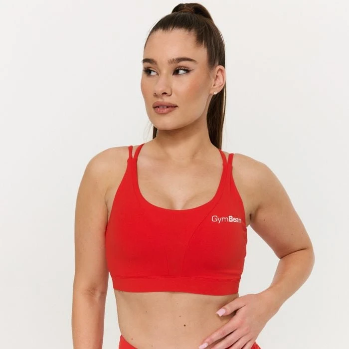 GymBeam Športová podprsenka BEAT Tangerine  LL