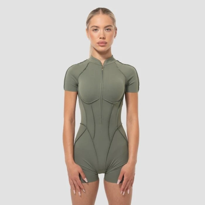 GymBeam Dámsky overal Cosmo Olive  L